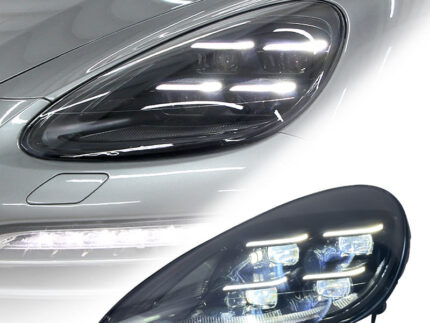 LED headlights for Porsche Cayenne 958 958.1 2011 and 2014 models, upgraded to 2023 headlight assembly (DRL).