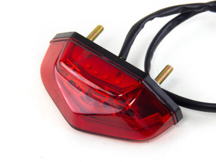 Motorcycle Rear LED Light Rear Fender Dirt Bike 12v Tail Light Brake Stop Motorcycle License Plate Light