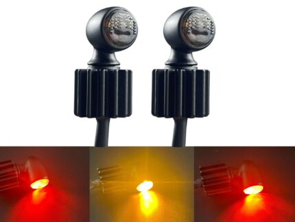 Motorcycle Modified Harley Cruise Prince Car Vintage 3 in 1 LED Mini Turn Signal Brake Light Daytime Running Light
