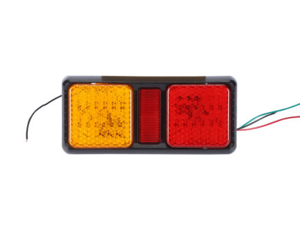 72LED Plastic Rear Tail Light 10-30v Big Truck Trailer Turn Signal Brake Light