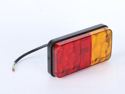 Trailer 10LED Two-Color Tail Light 10-30v Truck Universal Plastic Brake Signal Light 12v