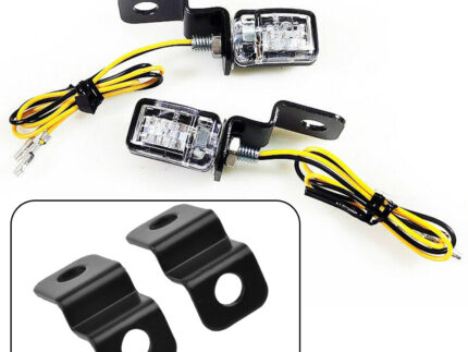 Motorcycle Electric Vehicle Motorcycle Retro Car Tap Handlebar Mini Turn Signal Turning Light Mounting Bracket Support